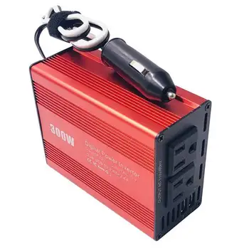 

New 300W Car Power Inverter Car Styling Pure Sine Wave Power Inverter Ac Dc Converter Adapter Dual Usb Charger Us Plug