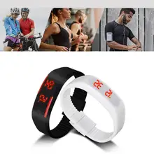 

1PC Smart Sport Watch Casual Touch Screen LED Digital Silicone Strap Sport Wrist Watch Men Women Fitness Tracker Bracelet Watch