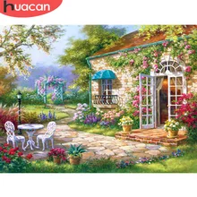 Huacan DIY Алмазная вышивка алмазная мозаика пейзаж алмазные картины алмазная живопись вышивка крестиком рукоделие ремесло полный квадратный горный хрусталь домашний декор