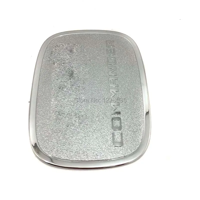 

For Jeep Grand Commander 2018 ABS Chrome Fuel Cap Gas Tank Cover Gas Cap Cover Protector Trim Sticker Car Styling Accessories