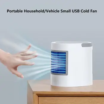 

380mL USB Mini Air Conditioner Humidifier Purifier Air Cooling Fan 7 LED color Air conditioner 3 Speed Air Cooler for Home Room