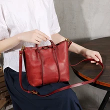 Two-Sizes Designer Cowhide Female Street Totes Mini Tanned Handbag Genuine Leather Casual Ladies Shoulder Bag Women Purse Bag japan style girl ladies canvas purse casual totes army green color top handle handbag genuine leather female large shoulder bag