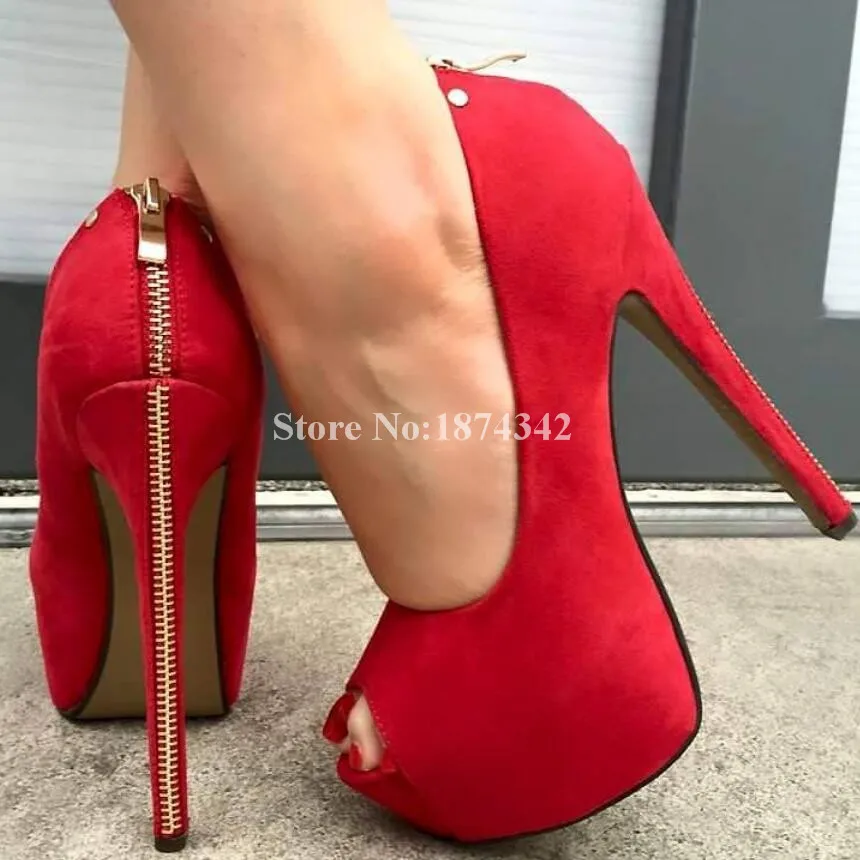 Picture Chaud forme As 5 3 Toe Peep Talon Arrière Zipper Sexy 2019 Desgin Mode Plate Cm Échantillon Haut Picture Femmes as Haute Le Pompes Faible Plus zBBxEg