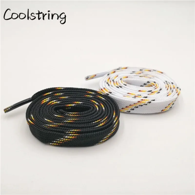 

Coolstring Premium Polyester Striped Shoelaces Chromatic Canvas Bootlace For Sneakers Sport Clothes Cap Pants Rope Belt Lacet