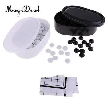 

MagiDeal Portable Chess Board Games Party Games Chinese Weiqi Professional Go Game Play Fun for Adults Kids Entertainment
