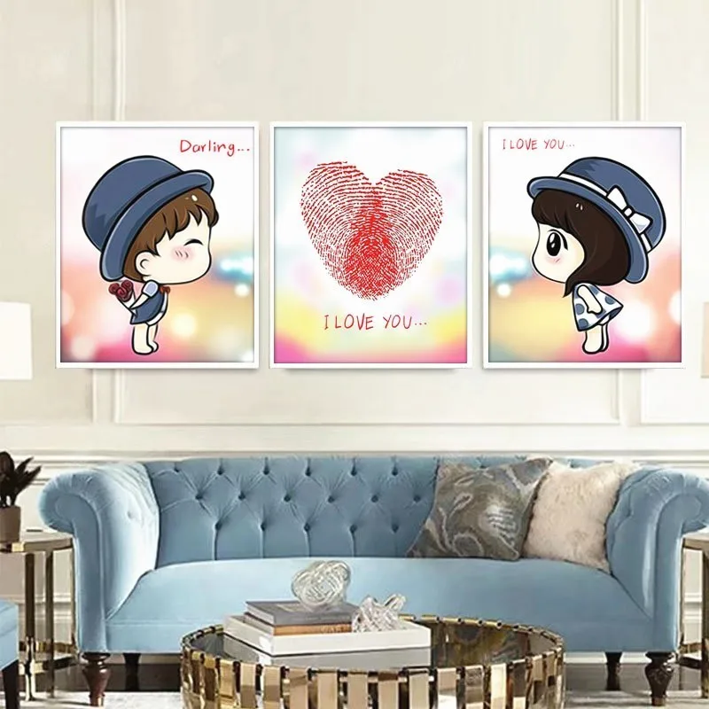 

HUACAN Special Shape Diamond Painting Love Diamond Embroidery Cartoon Diy Picture Of Rhinestone Beadwork Mosaic Home Decoration