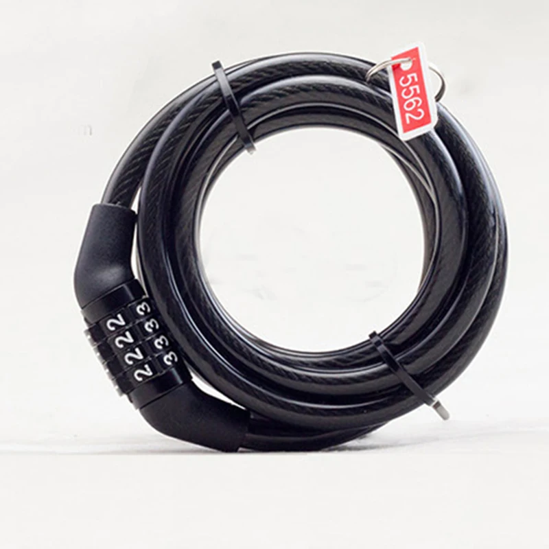 

Combination Steel Bike Lock Password Cycle Security Bicycle Cyclig Key Locks