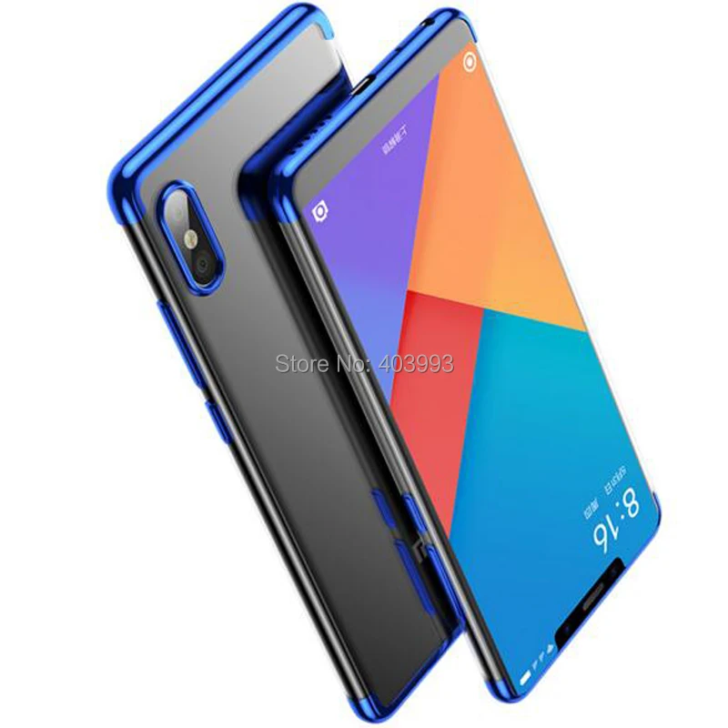 

For Xiaomi Redmi Note 7 Case Redmi Note 7 Luxury Soft Plating Transparent Clear Cover For Xiaomi Redmi Note 7 Global Version
