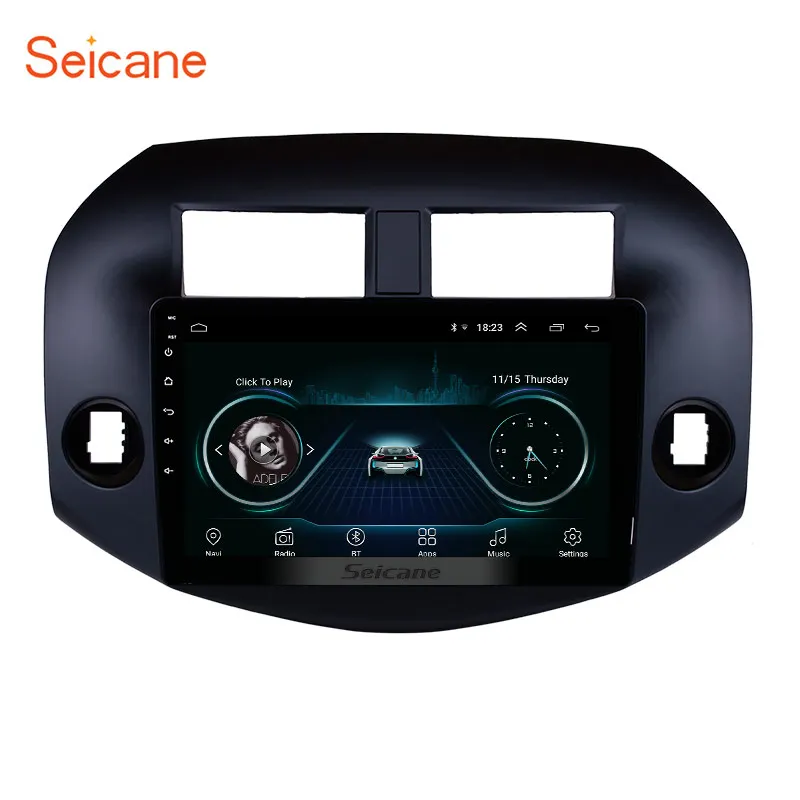 Seicane Android 8 1 радио для 2007 2011 Toyota RAV4 10 &quotHD сенсорный экран Bluetooth GPS навигация USB WIFI