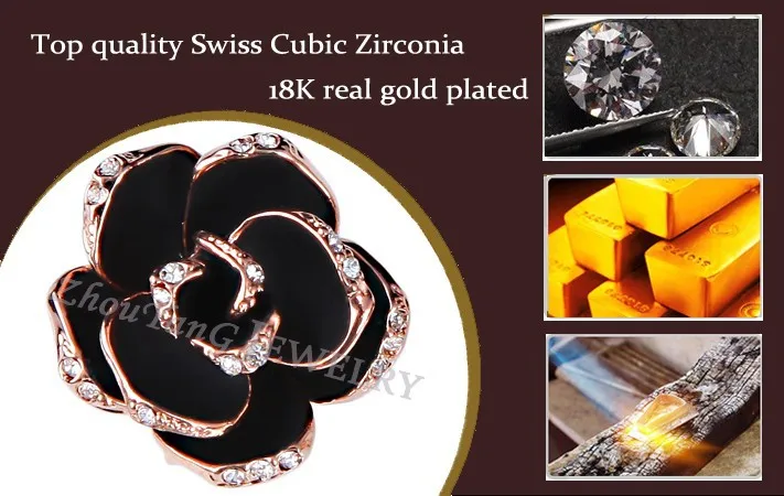 Высококачественные розовые серьги-гвоздики ZYE660 с мозаикой из кристаллов розового золота, ювелирные изделия из австрийского хрусталя