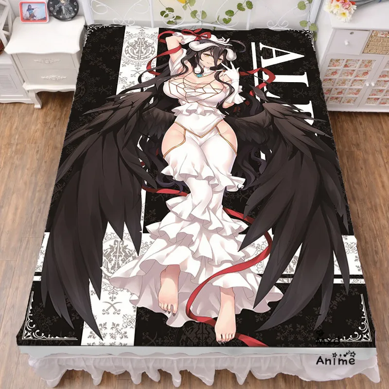 Японское постельное белье с рисунком Albedo персонаж аниме Overlord симпатичное летнее