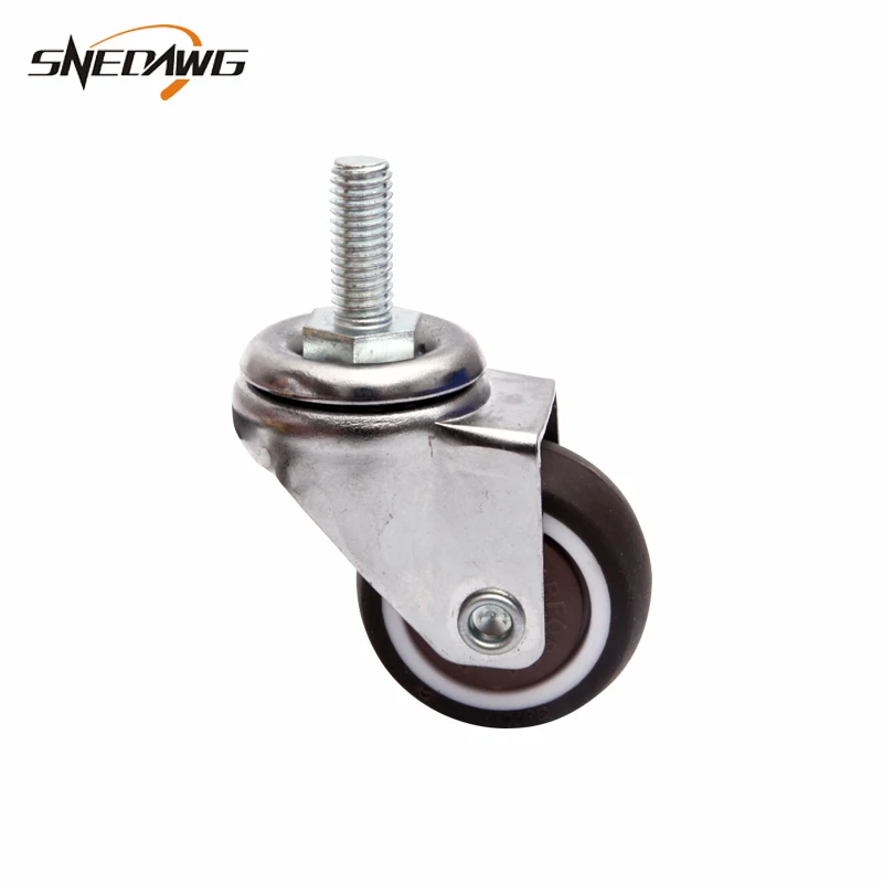 Casters 2pcs Fixed Swivel Furniture Caster 1/1.25/1.5/2Inch Furniture Caster Wheel Light Loading Furniture Caster Wheel Universal Wheel Color : Fixed Type, Size : 1.25inch Casters 2pcs Fixed Swivel Furniture Caster 1/1.25/1.5/2Inch Furniture Caster Wheel Light Loading Furniture Caster Wheel Universal Wheel Color : Fixed Type, Size : 1.25inch