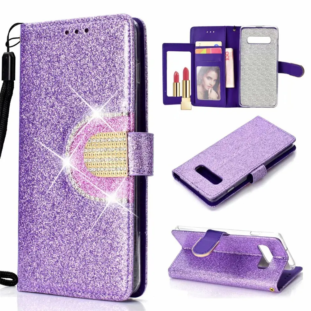 Чехол для Samsung S10 S9 S8 Note 9 A7 A5 A3 A10 A20 A30 A50 A70 J8 J7 J5 J3 J2 Pro кожаный чехол бумажник с