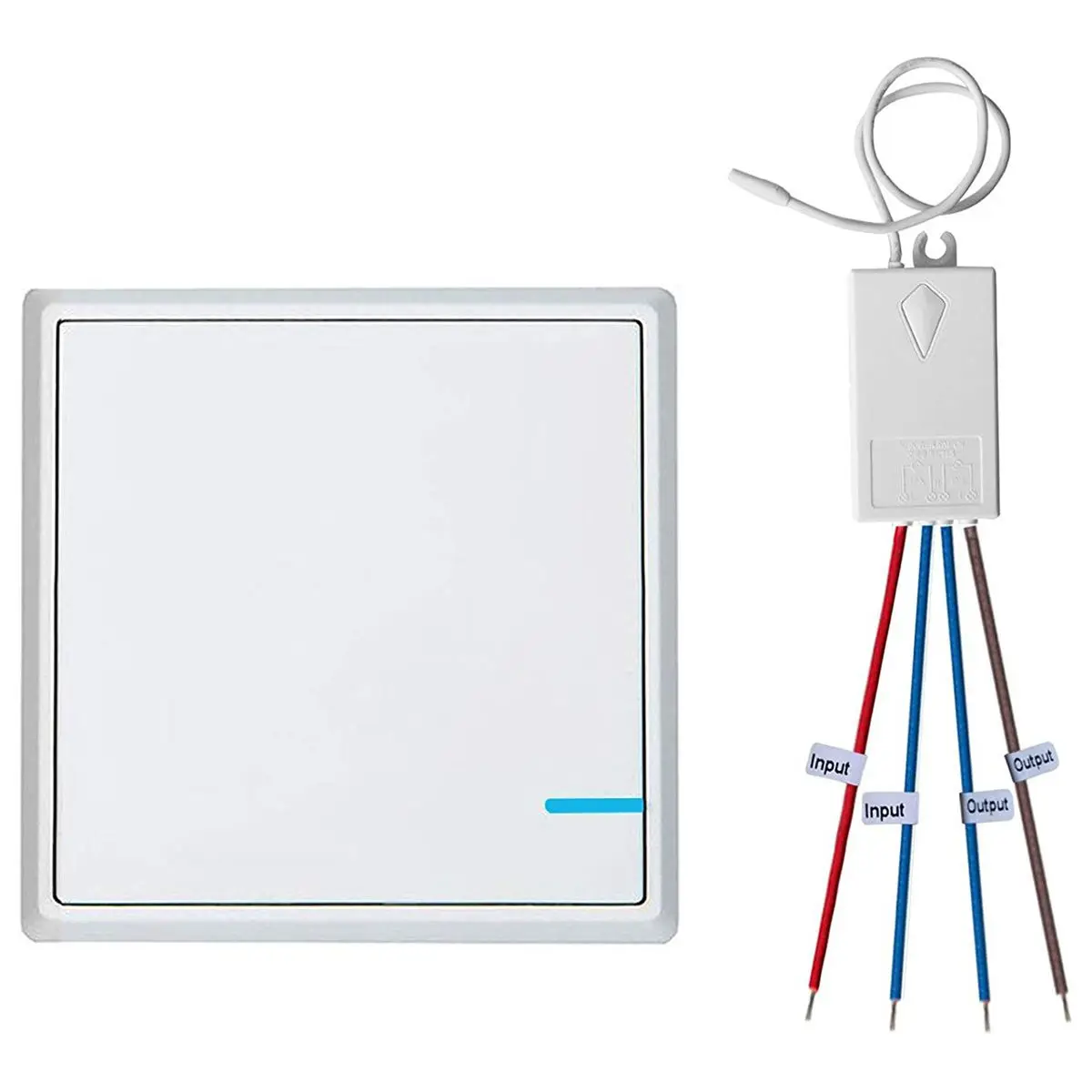 

BHTS-Wireless Light Switch With Receiver Kit Outdoor RF Remote Lamp Bulb Switch IP54 Waterproof