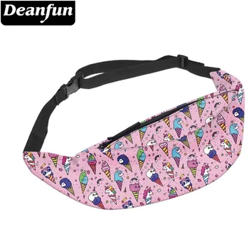 

Deanfun Waterproof Fanny Packs Colorful Unicorn Panda Ice Cream Adjustable Belt Bag Waist Bag Hip Bum Bag YB-53