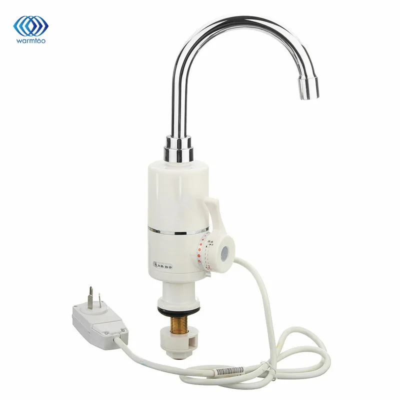 

Electric Instant Heating Faucet Water 2000W ABS Kitchen Fast Heater Hot & Cold Mixer Tap Leakage Protection Durable Quality