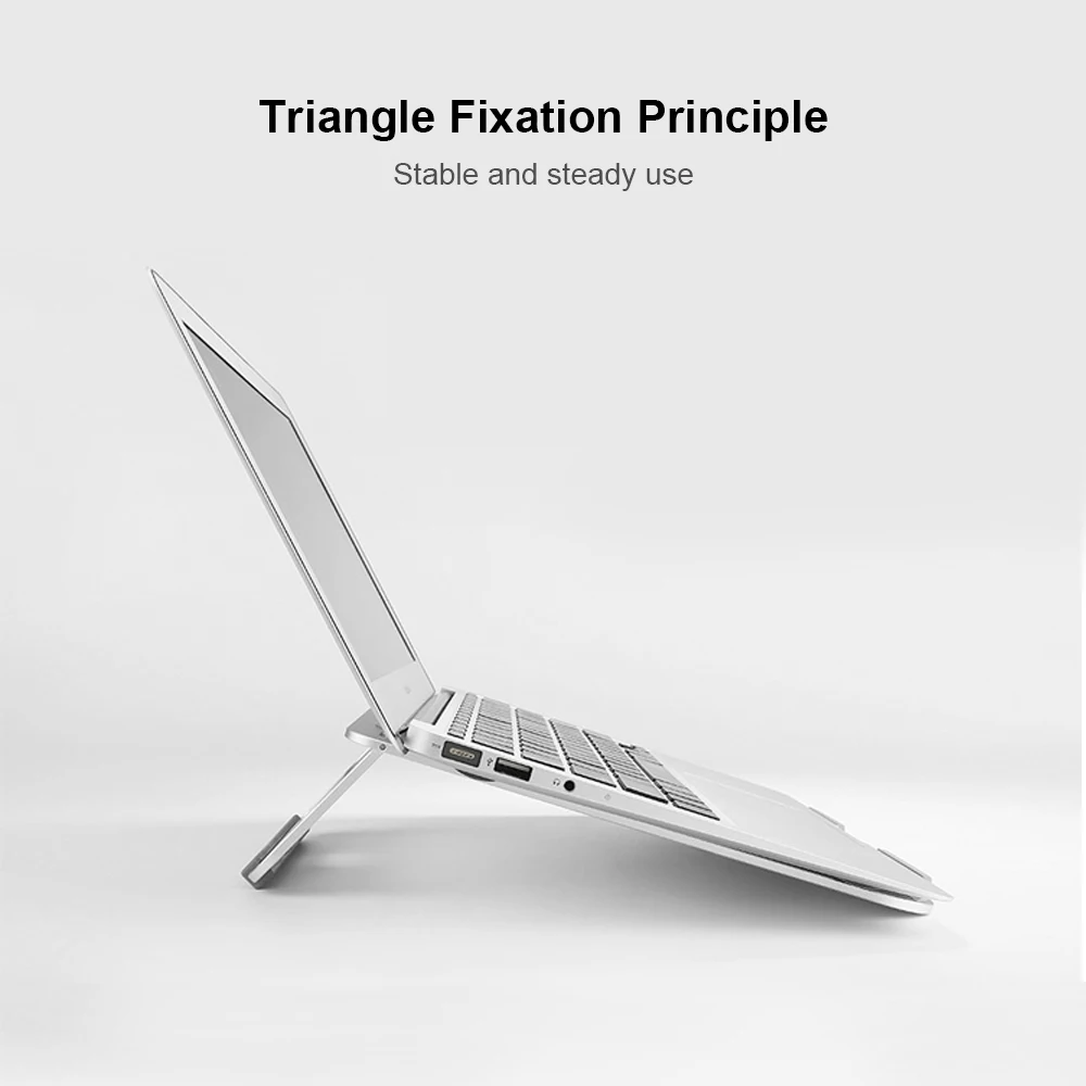BUBM Laptop Stand Bracket Foldable and Hollow Cooling Aluminum Portable PC Holder for Apple Macbook and Most Laptops Computers BUBM Laptop Stand Bracket Foldable and Hollow Cooling Aluminum Portable PC Holder for Apple Macbook and Most Laptops Computers