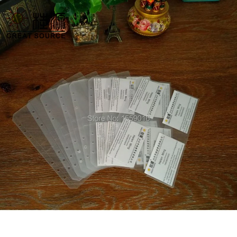 

Card Album Leaf for A5 binder Folder Card Stock Capability 200 pcs Nonpoisonous and Tasteless
