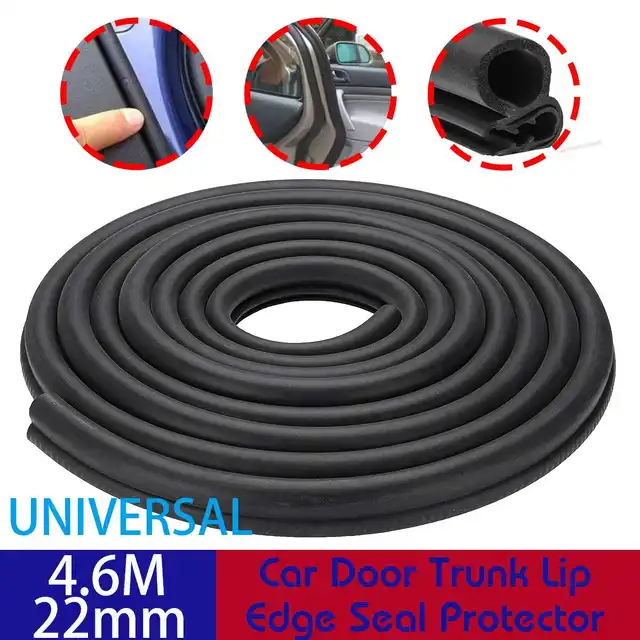 4.6m Car Door Rubber Seal Strip Soundproof dustproof water/smoke