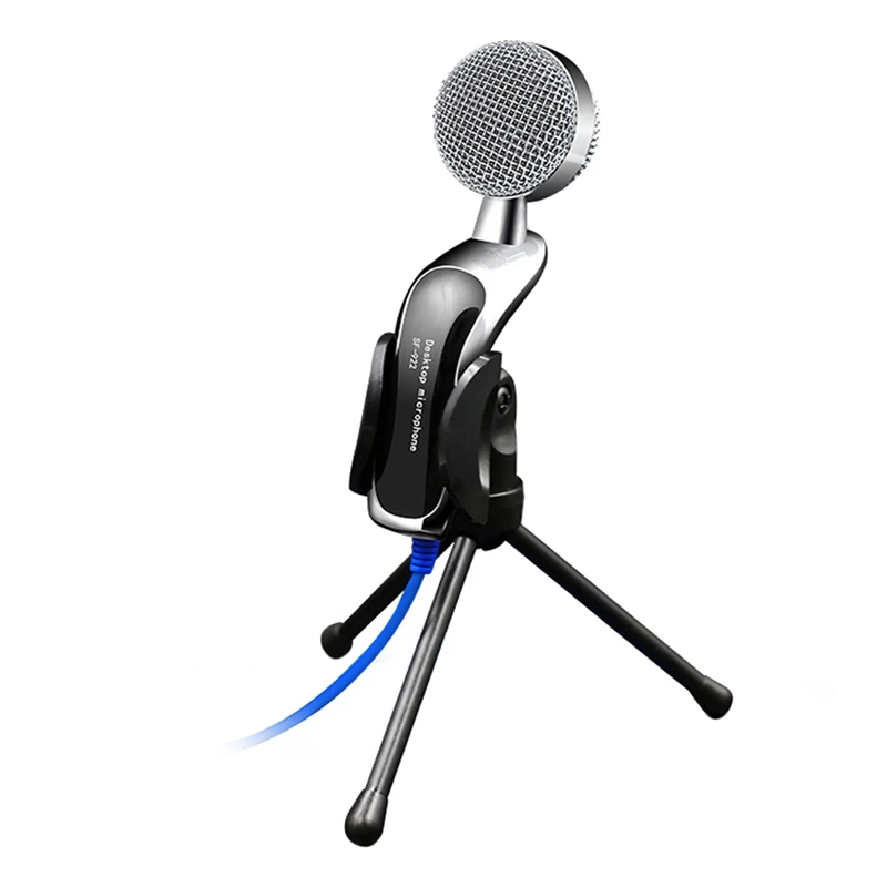 

SF-922B Professional Sound USB Condenser Microphone Podcast Studio For PC Laptop Chatting Audio Recording Condenser KTV Mic