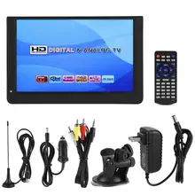 Leadstar 1080 P Портативные телевизоры мини 12-дюймовый 16:9 светодиодный ручной DVB-T/T2 цифровой ТВ телевизоры плеер для штепсельная вилка американского стандарта стиль