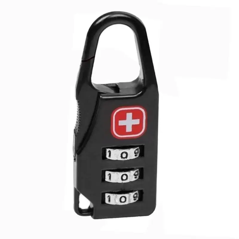 

1Pc Alloy Safety Combination Code Number Lock Padlock for Luggage Zipper Backpack Bag Suitcase Drawer Cabinet Portable Lock