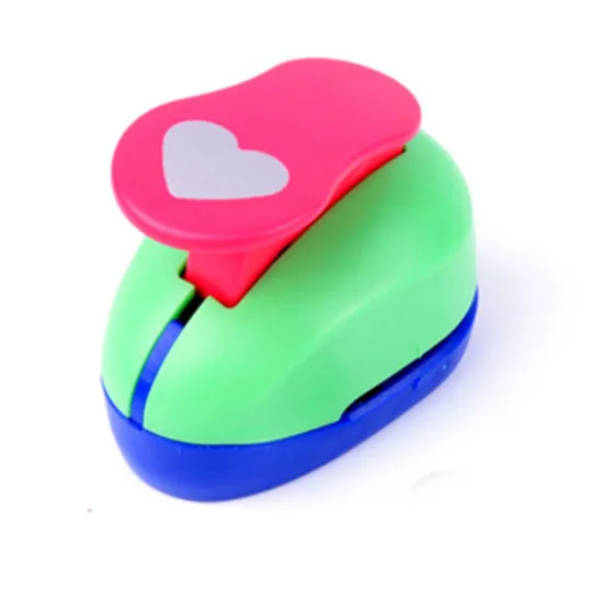 

PPYY NEW -1PCS Embossing DIY Corner Paper Printing Card Cutter Scrapbook Shaper Love heart Figure Embossing device Hole Punch