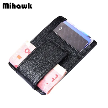 

Mihawk Card Holder Man Cardholder Leather Cow Pickup Package Travel Slim Leather Organization Wallet Women's Handbag Accessories
