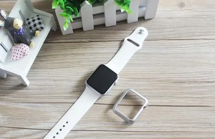 Алюминиевый защитный чехол для Apple Watch Series 1 2 3 38 мм 42 роскошный идеально подходит
