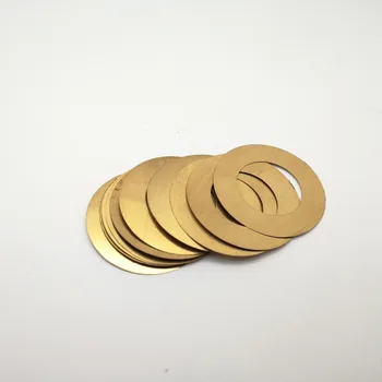 

Thickness 0.1 0.15mm Brass Flat Washer Ultrathin gasket Thin shim Brass washer