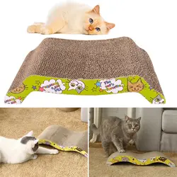 Котенок питомец царапинам Подушка-Когтеточка захватить поймать подкладочный коврик Catnip кровать арки в форме моста