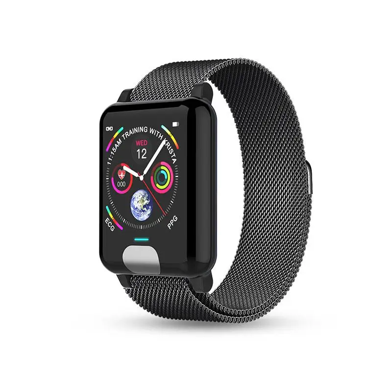 2018 New Smart Watch Heart Rate ECG HRV Fitness Tracker Sport Wrist Watch Large Color Screen