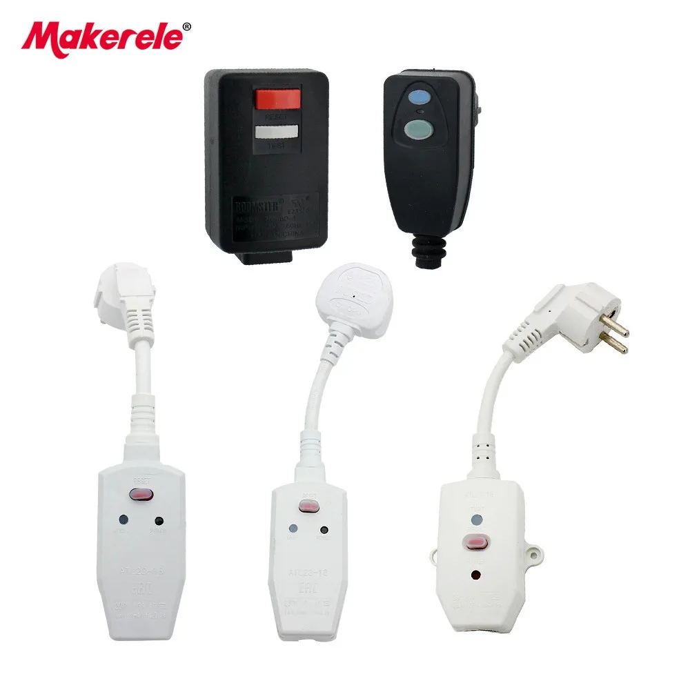 

Multi-type Household leakage protection switch Waterproof European Rcd Plug For Water Heaters, Washing Machines,air conditioning