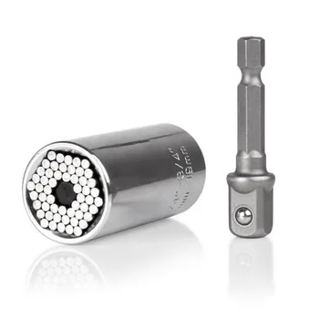 

50set quevinal 7-19MM Universal Socket Ratchet Wrench Bushing Set Magic Spanner Tool