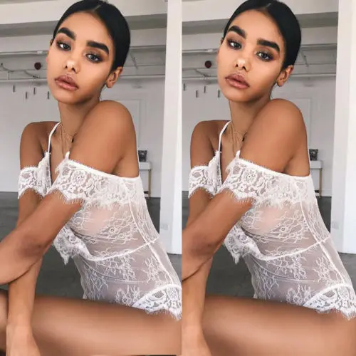 Женское сексуальное нижнее белье Тедди Babydoll с пуш-ап кружевом Babysuit g-стринги