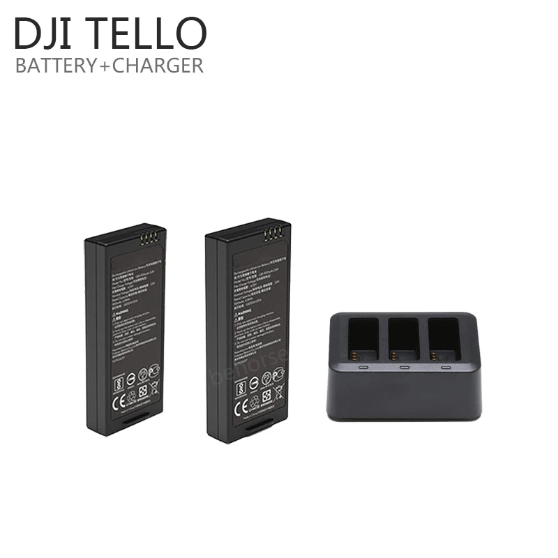 

Original DJI Tello Battery+ Fast Charger TELLO Drone Intelligent Flight Batttery Quick Multi Charging Hub Accessories