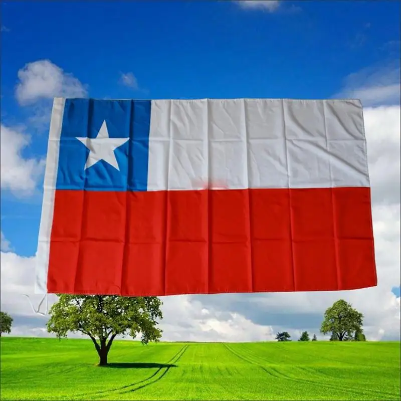 90*150 см Флаг Aerlxemrbrae 90*150 см флаг Чили полиэстер флаг баннер с 2 люверсами для настенное украшение для дома