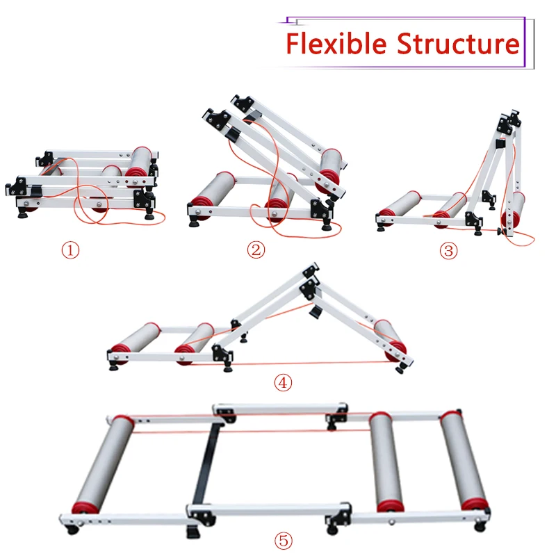 Прочный складной параболический роликовый тренажер для фитнеса и велоспорта, тренировочная станция для езды на велосипеде в помещении
