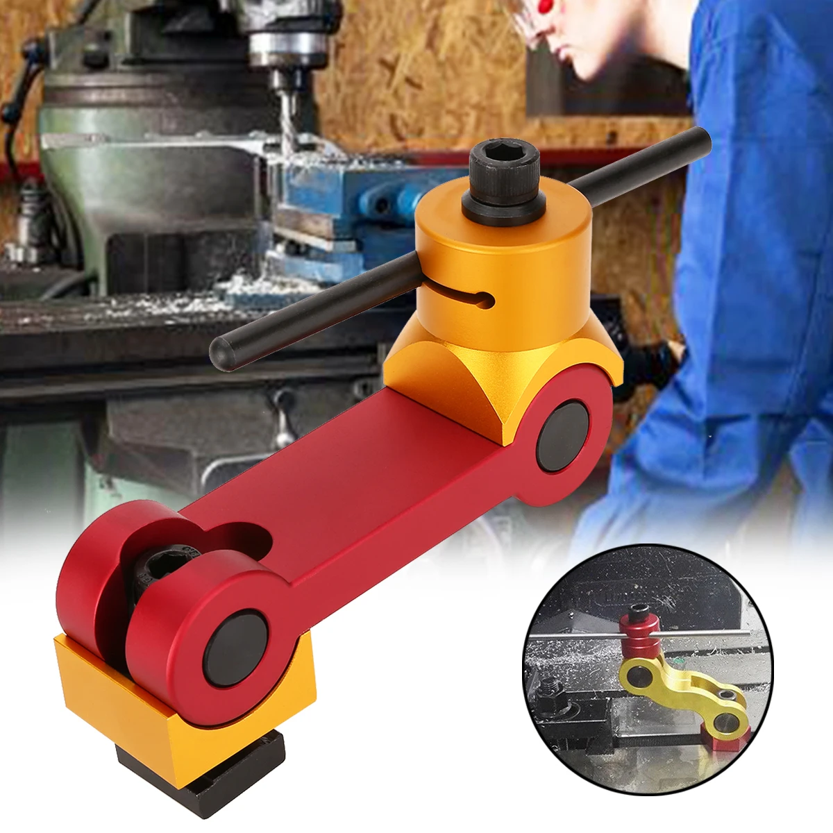 

New Universal Adjustable Work Stop Locator Vise CNC Mill Machine Diamond Dresser Grinding Workpiece Part Tool