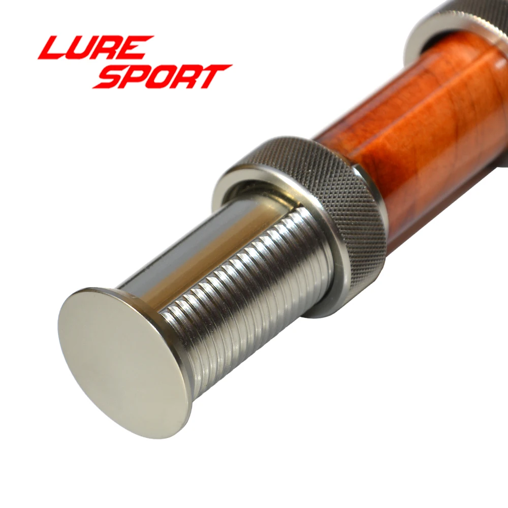 LureSport деревянная алюминиевая катушка для мухи сиденье с торцевой крышкой ID8mm
