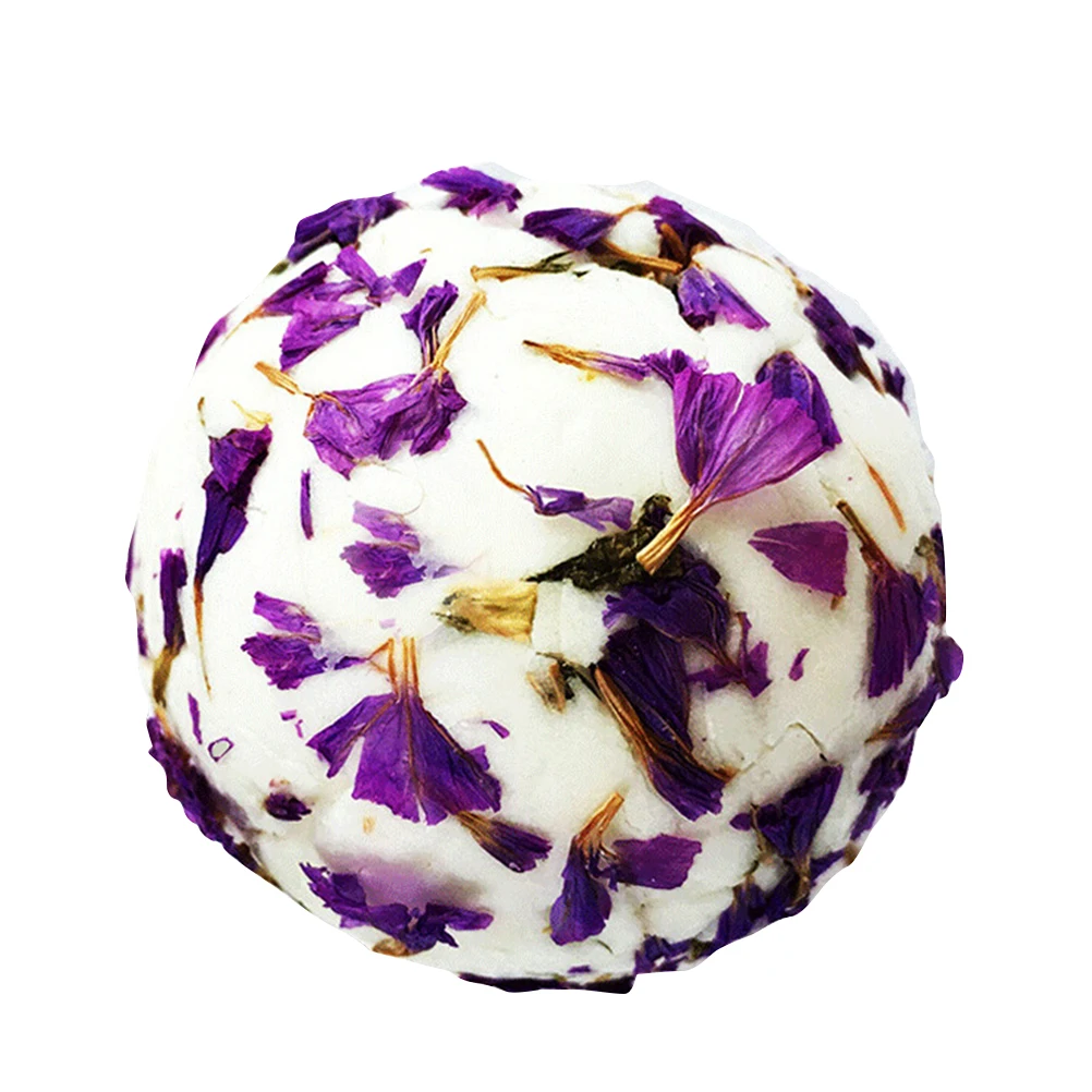 

1 pc Bath Ball Natural Bubble Deep Sea Forget-me-not Fragrance Essential Oil Bath Bombs Bath Salt for Women Household Skin Care