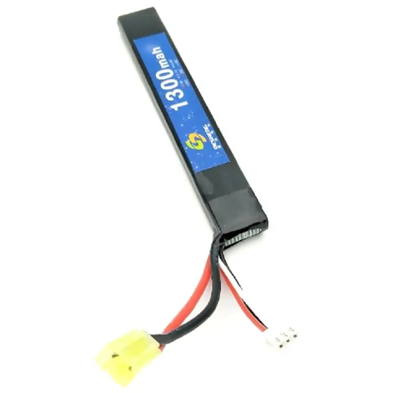 Аккумулятор для реплики AEG 7 4 V 1300 MAH LI-PO типа перезаряжаемая палка 18568 страйкбола |