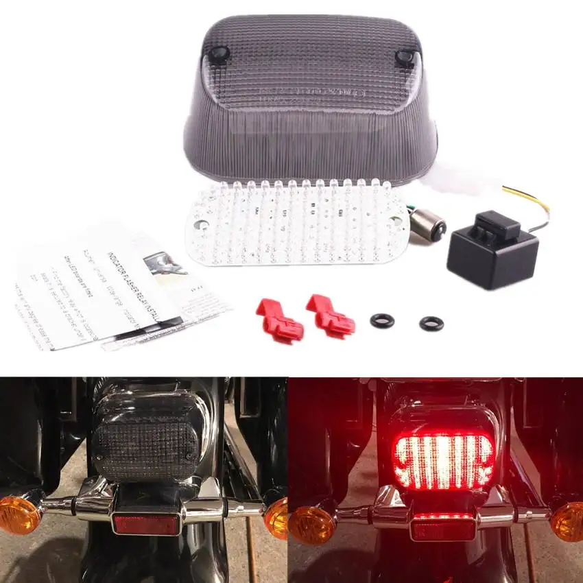 

LED Rear BrakeTurn Signals Tail Light Lamp Blinker Integrated For SUZUKI VOLUSIA 800 INTRUDER LC1500 BOULEVARD C50/90 Smoke