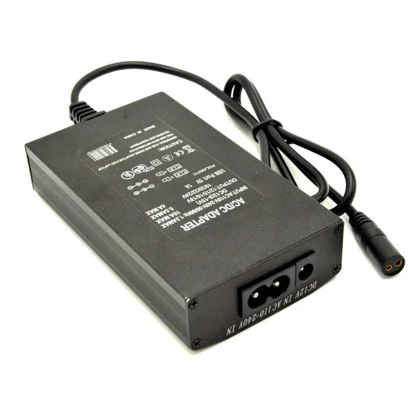 Excellway 120W 12-24V Регулируемый адаптер питания AC/DC адаптер питания 5V USB порт