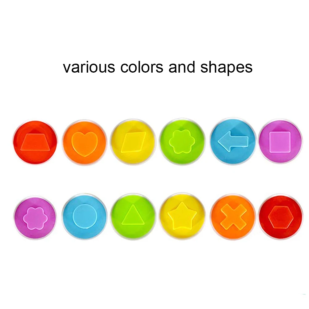 6 Pack Smart Pairings Eggs Shape For Children Baby Blocks Educational Toys New
