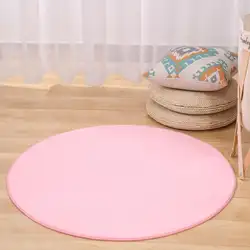 100 см диаметр Мягкие плюшевые Дети/Детские палатка для игр ковер детская спальня пол подушка для игр-круглый розовый