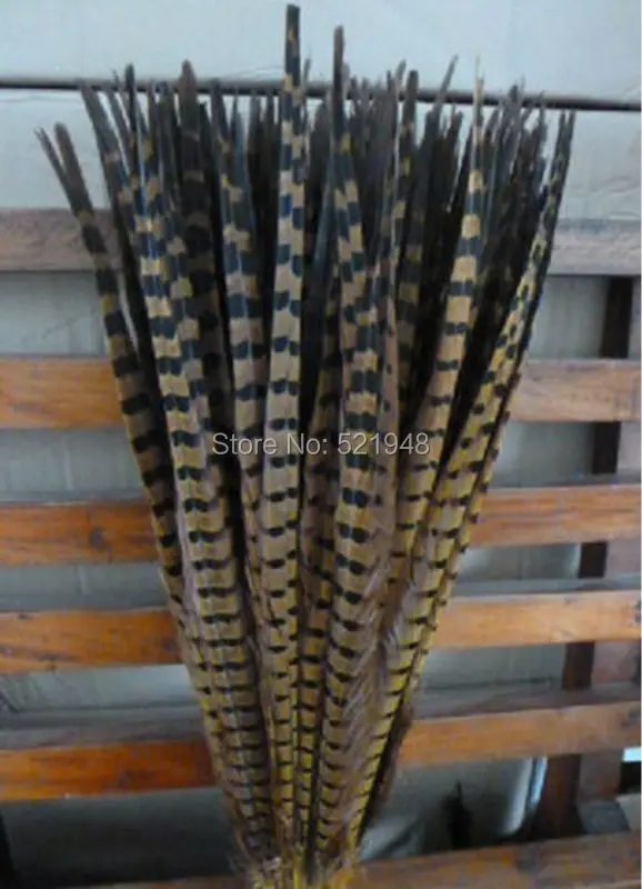 Оптовая продажа 50 шт 45-50 см натуральные перья из хвоста курицы фазана леди