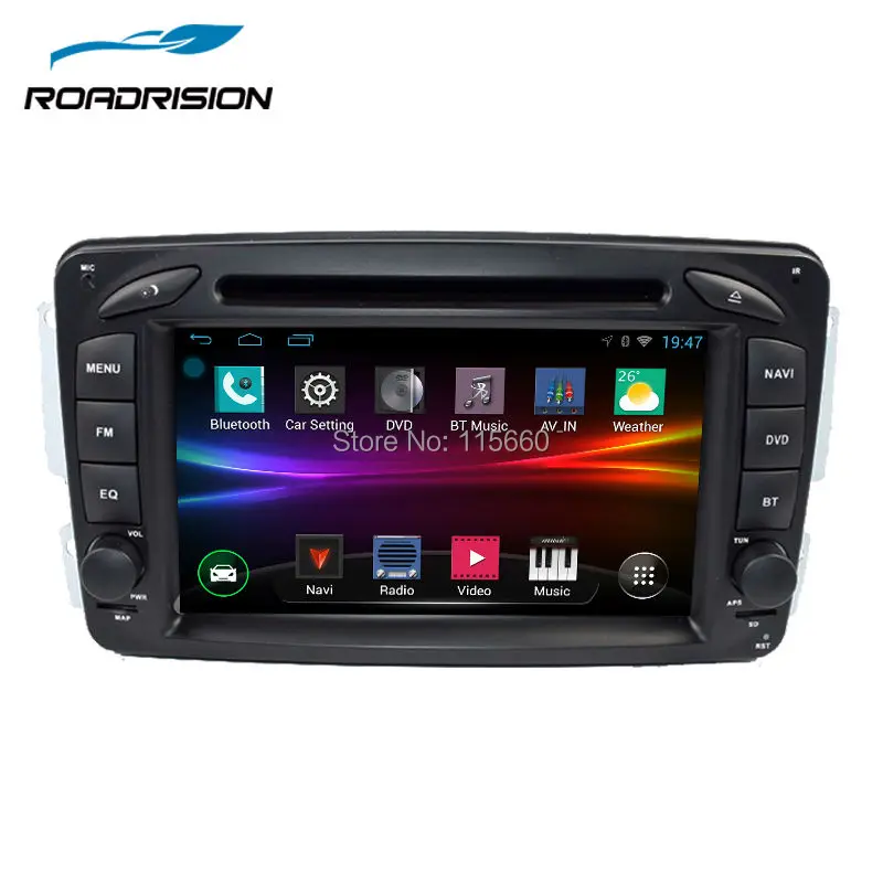 Roadrision 7 дюймов Android 6,0 DVD gps навигация для Mercedes-Benz W209/W203/W168/M/ML/W163/W463/виано/W639/Вито/Vaneo Wi-Fi gps
