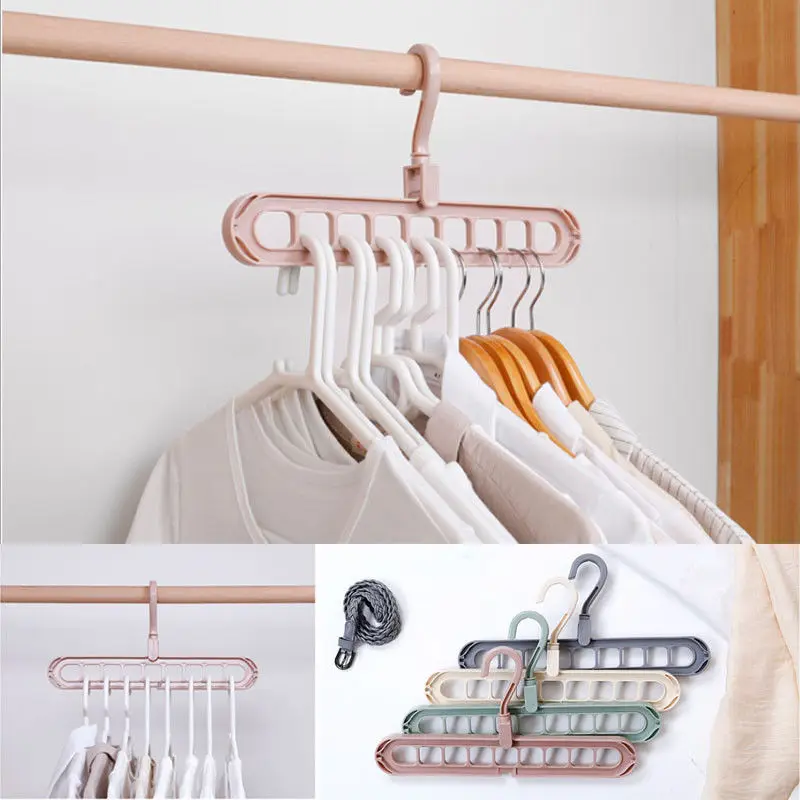 

2019 Newest Hot Useful 1 PC Space Saver Wonder Magic Clothes Hangers Closet Organizer Hook Rack
