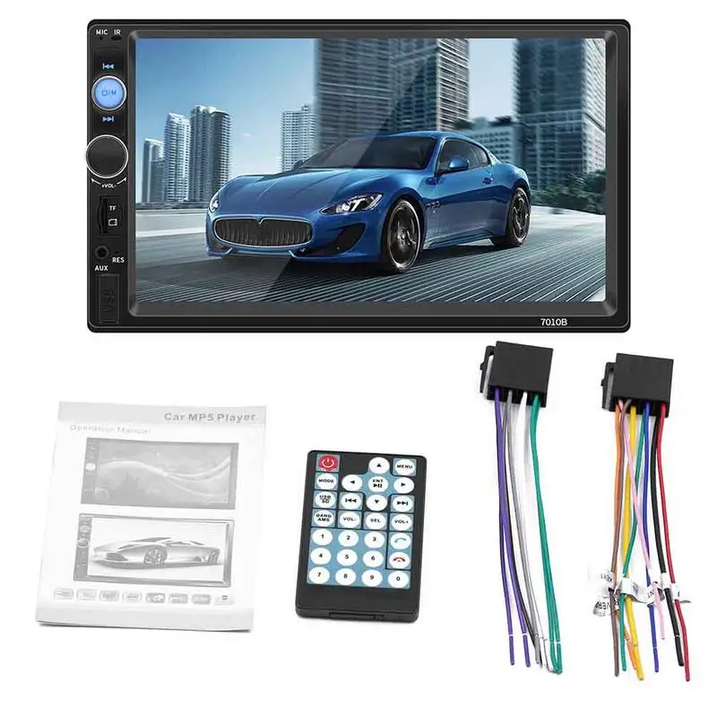7 дюймов Bluetooth Сенсорный экран MP5 карта машина 2 Din автомобиля стерео радио автомобиль Реверсивный монитор для 2 DIN 7 HD MP5 плеер
